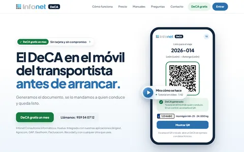 Página de inicio de DeCA